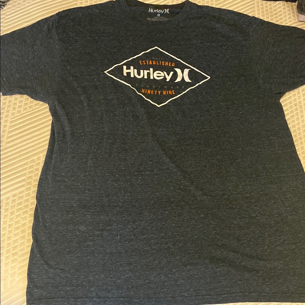 Hurley Men's Navy Blue Soft T-Shirt